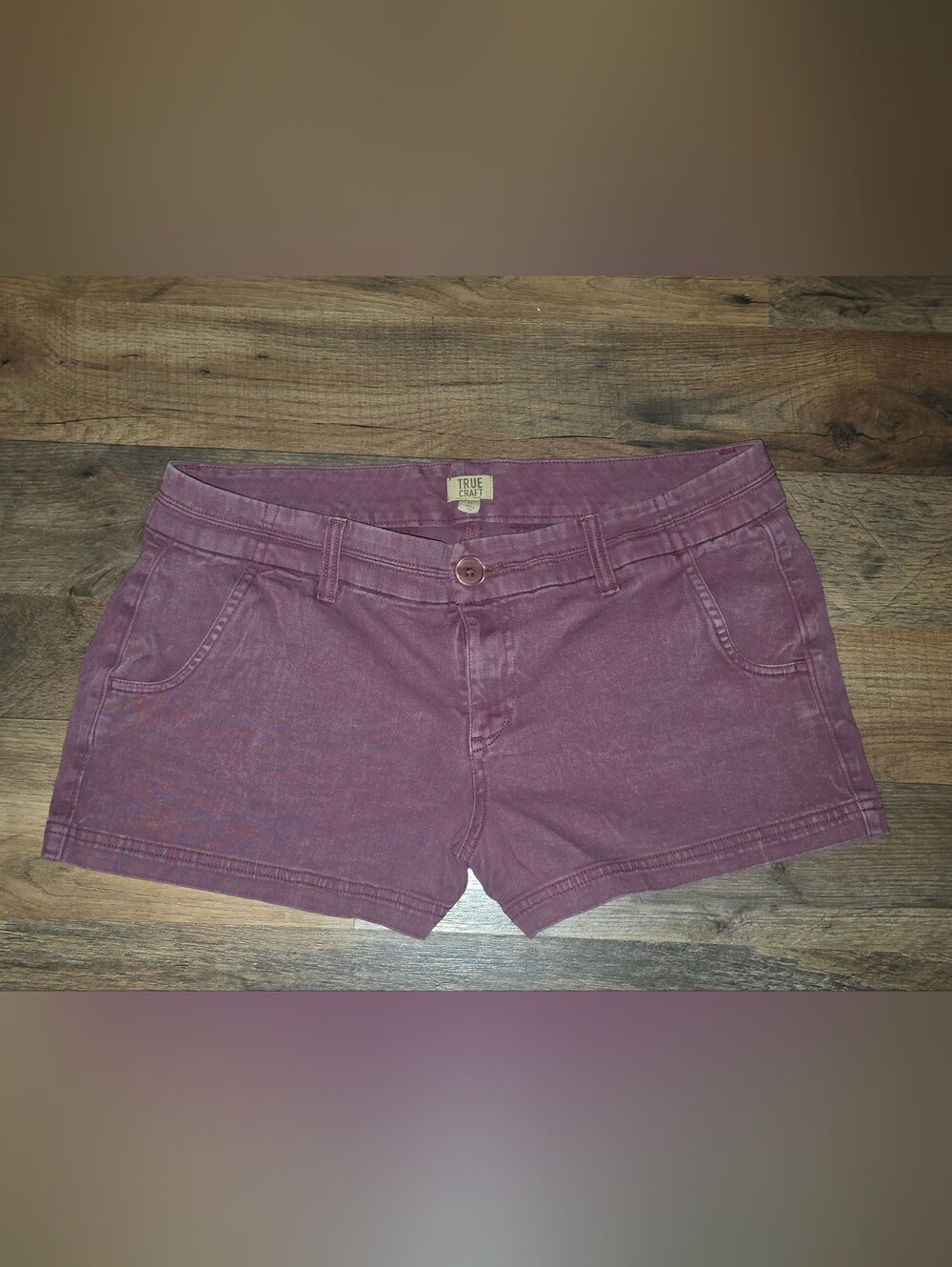 True Craft Plum Rose Colored Chino Shorts Size 11